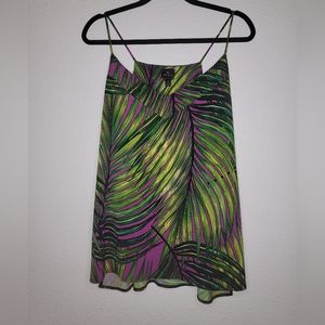 Worthington Tropical Cami Tank Top Size Xl